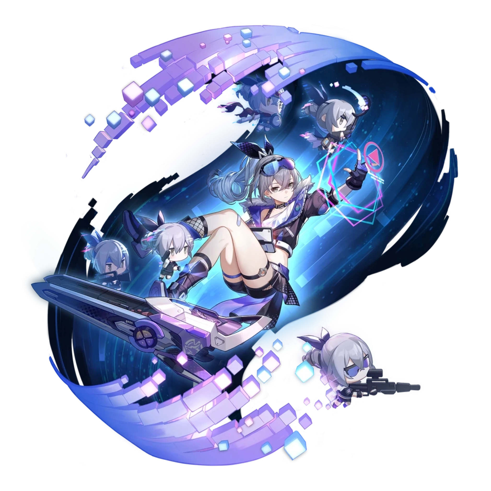 Silver Wolf splash art