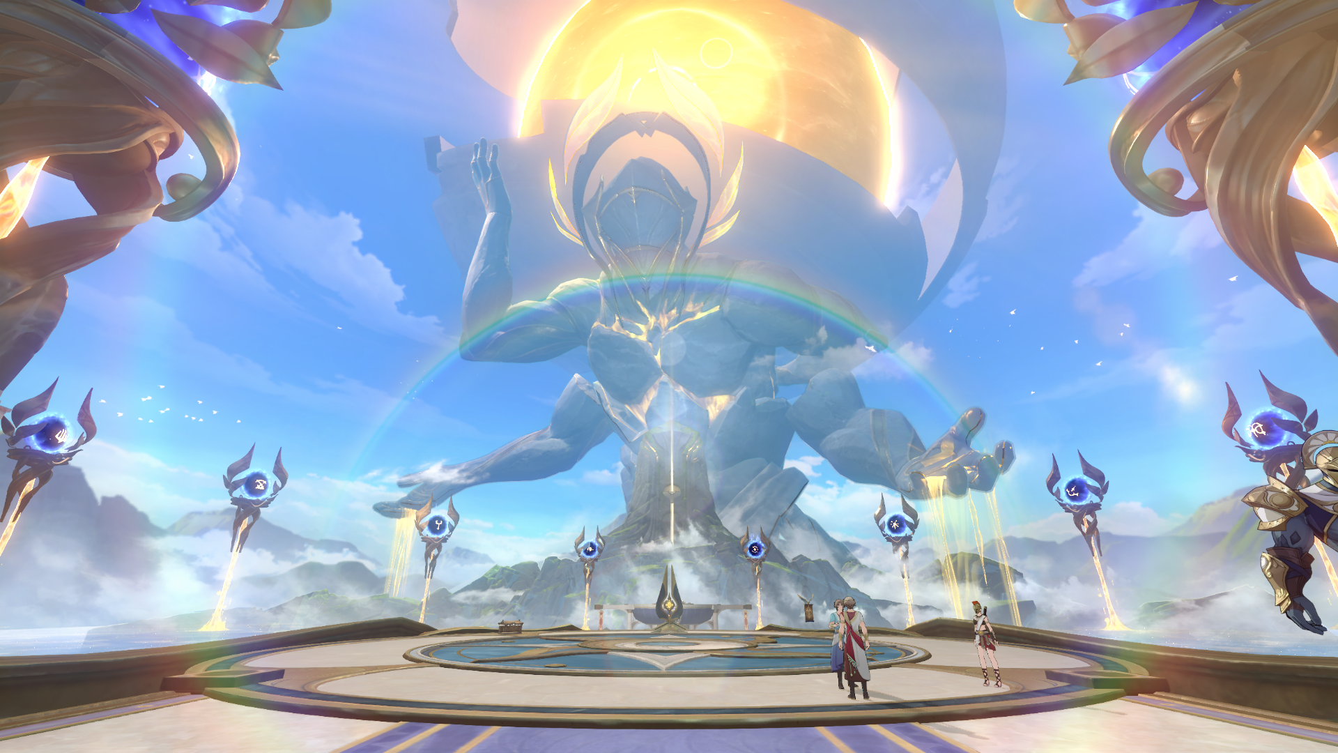 Risco Nubealba, Consejo de Semidioses